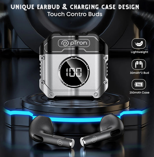 pTron Bass buds Revv ENC Earbuds