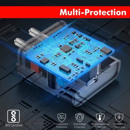 Portronics 20 W 3 A Mobile Charger